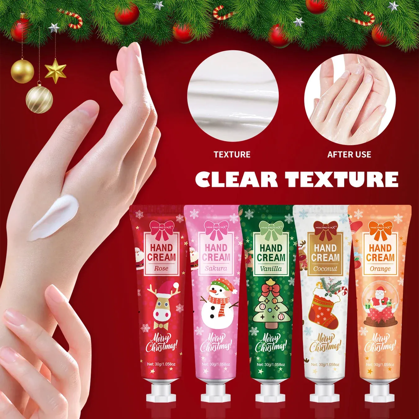 20 Piece Christmas Hand Cream Set For Dry Hands Perfect Gift For Women