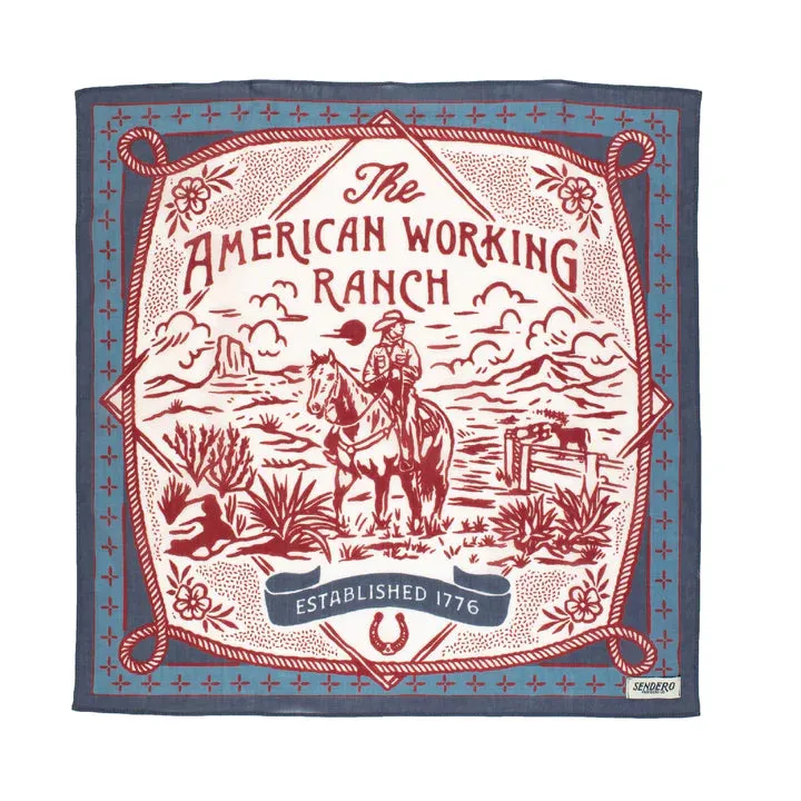 AMERICAN WORKING RANCH BANDANA