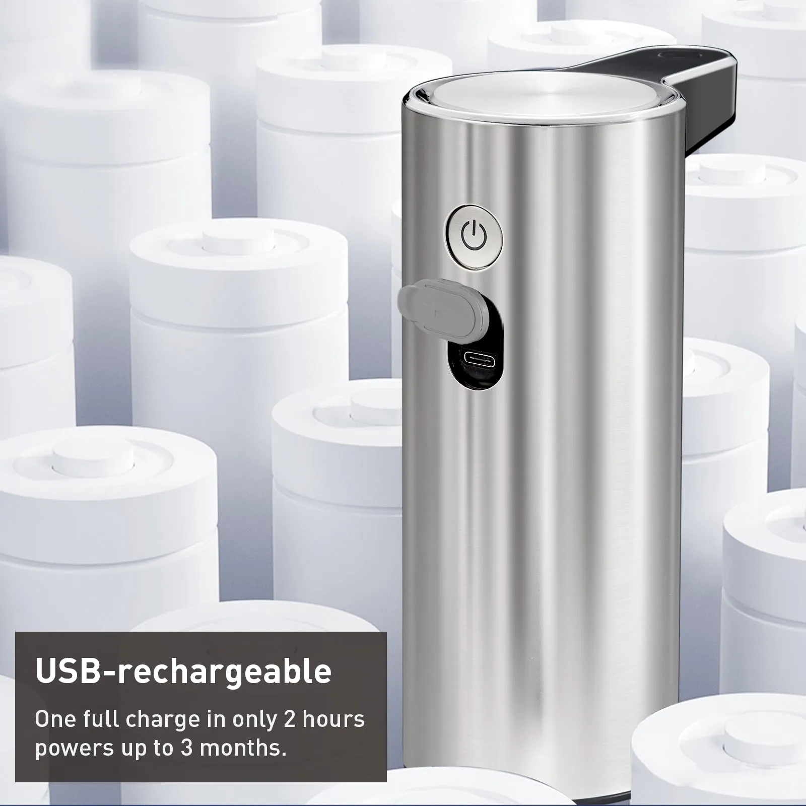 Aroma Smart Foaming Soap Dispenser - Stainless Steel