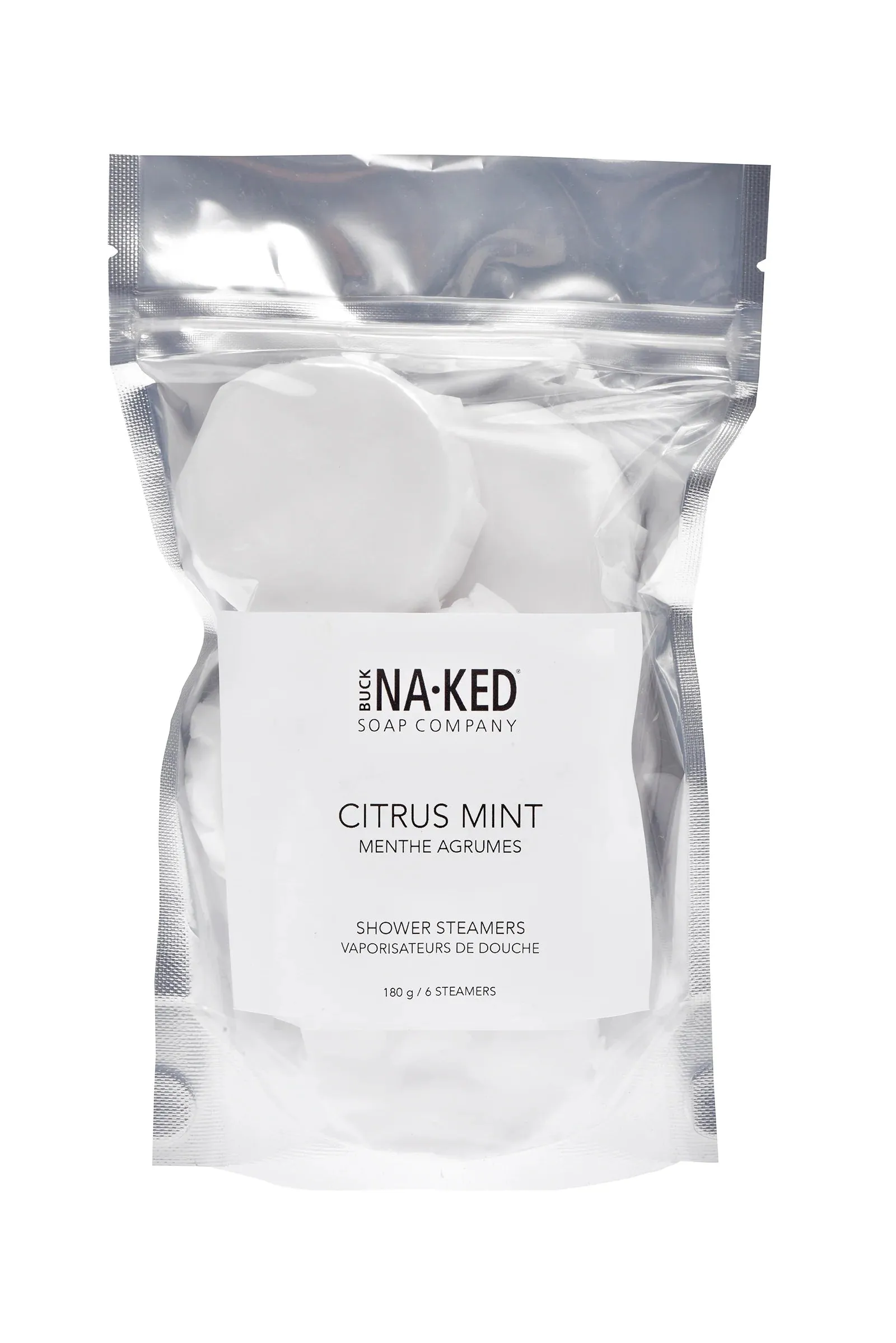 Buck Naked Citrus Mint Shower Steamers