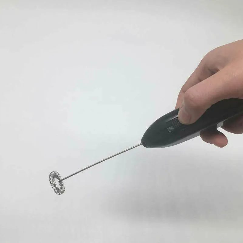 Electric Mini Foamer Milk Frother Egg Beater and Stirrer Kitchen Tool - Battery Powered