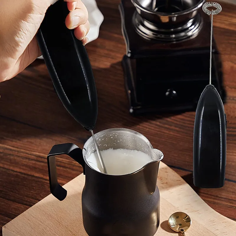 Electric Mini Foamer Milk Frother Egg Beater and Stirrer Kitchen Tool - Battery Powered
