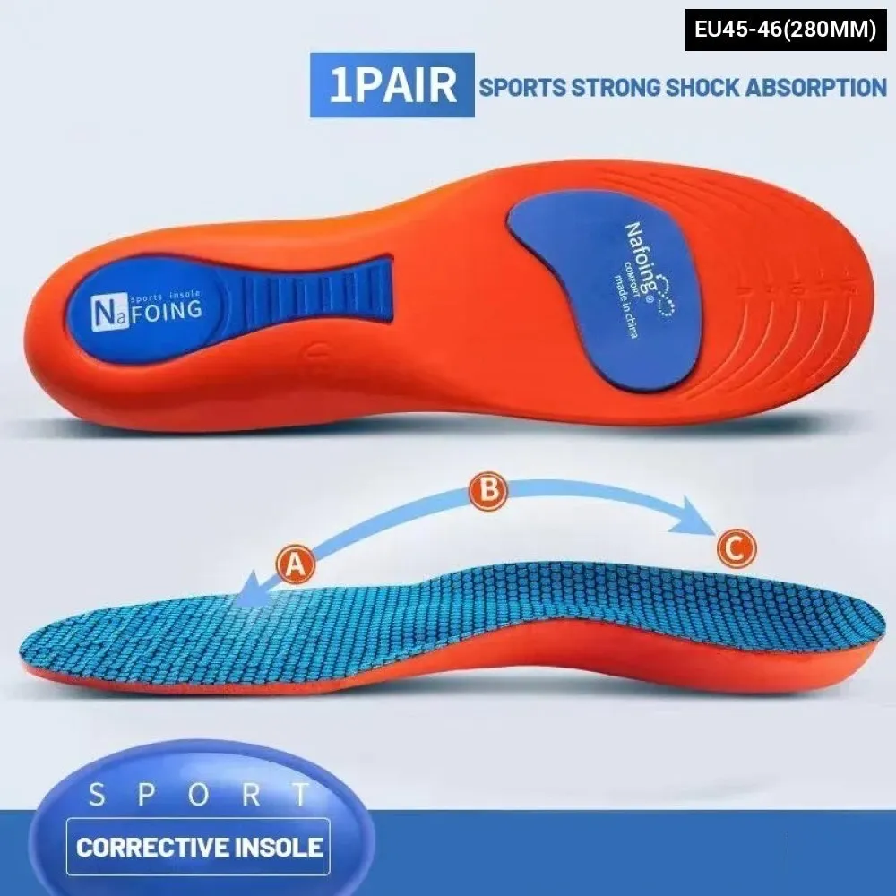 Eva Breathable Hock Absorption Sport Orthopedic Shoes Insoles