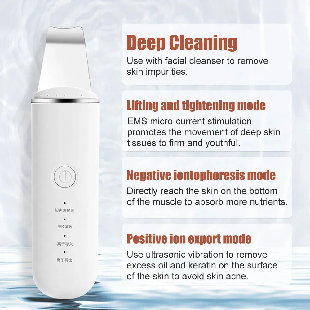 Ultrasonic Skin Scrubber & Blackhead Remover
